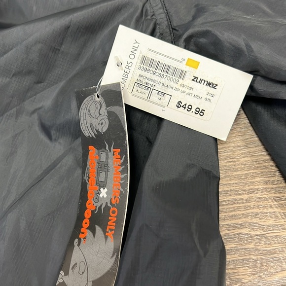 NWT Members Only X Nickelodeon SpongeBob SquarePants Jacket Size Medium - Picture 6 of 11